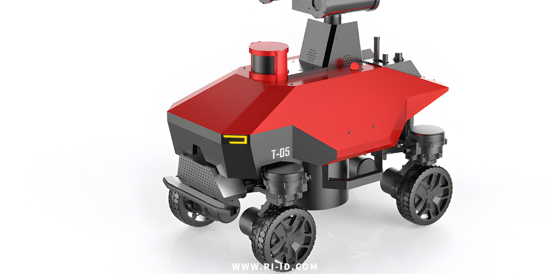 天创机器人_防爆巡检机器人展示图