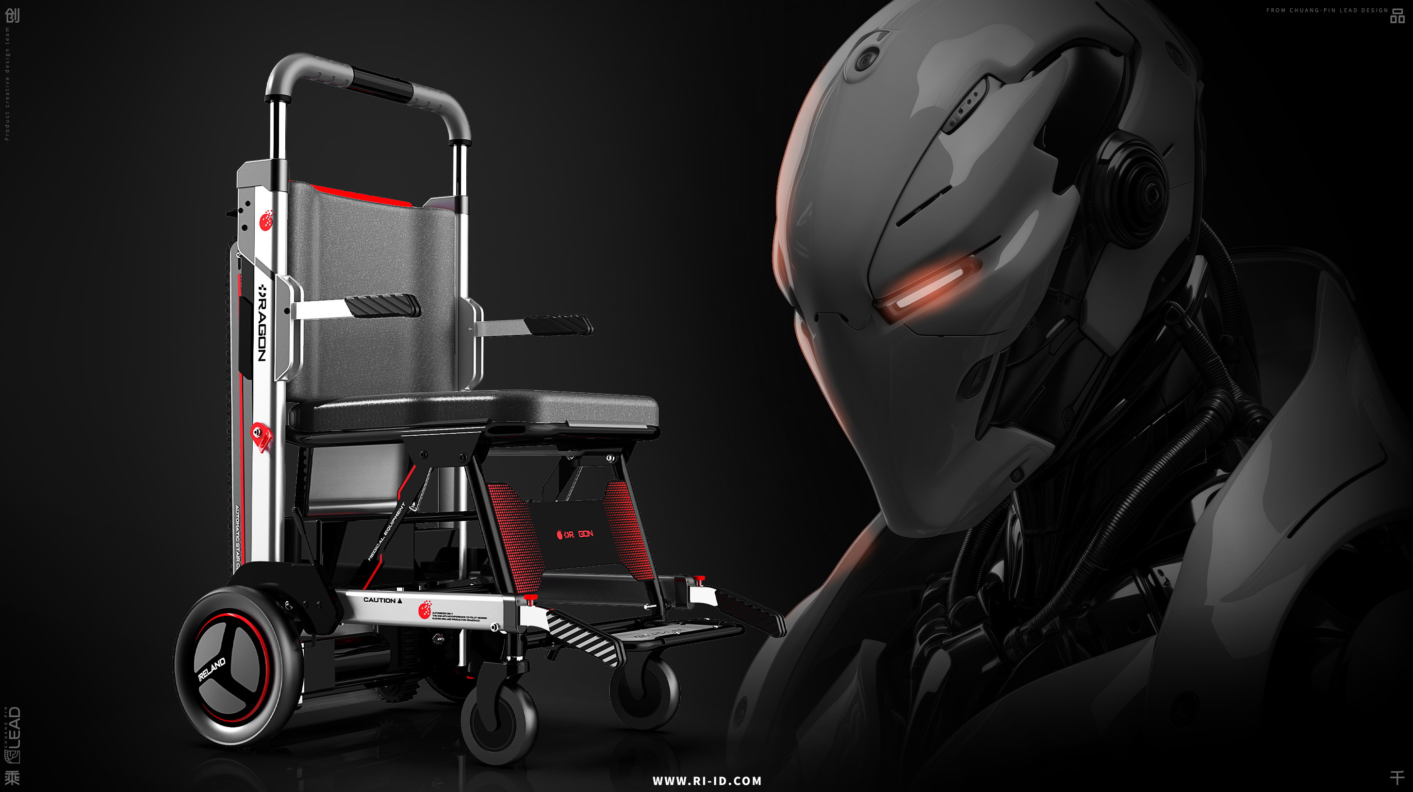 楼梯担架正面图