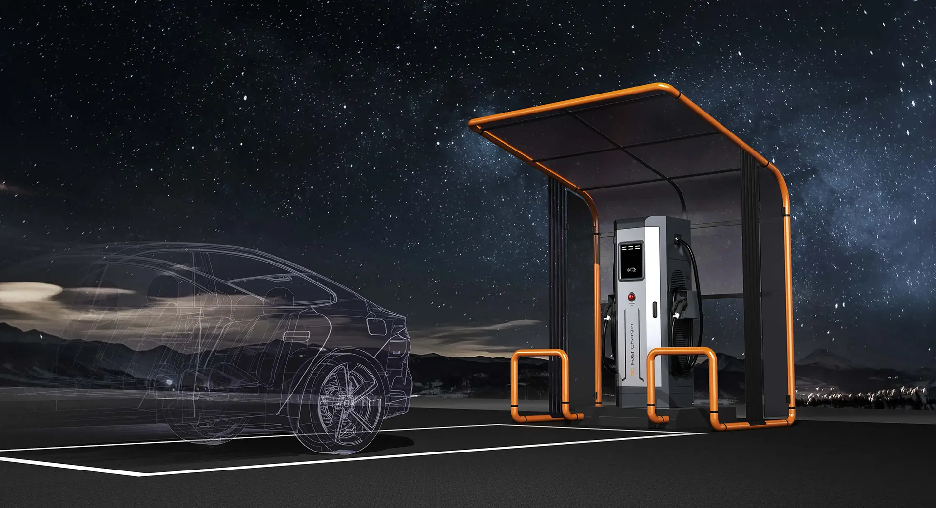 停车场汽车充电桩