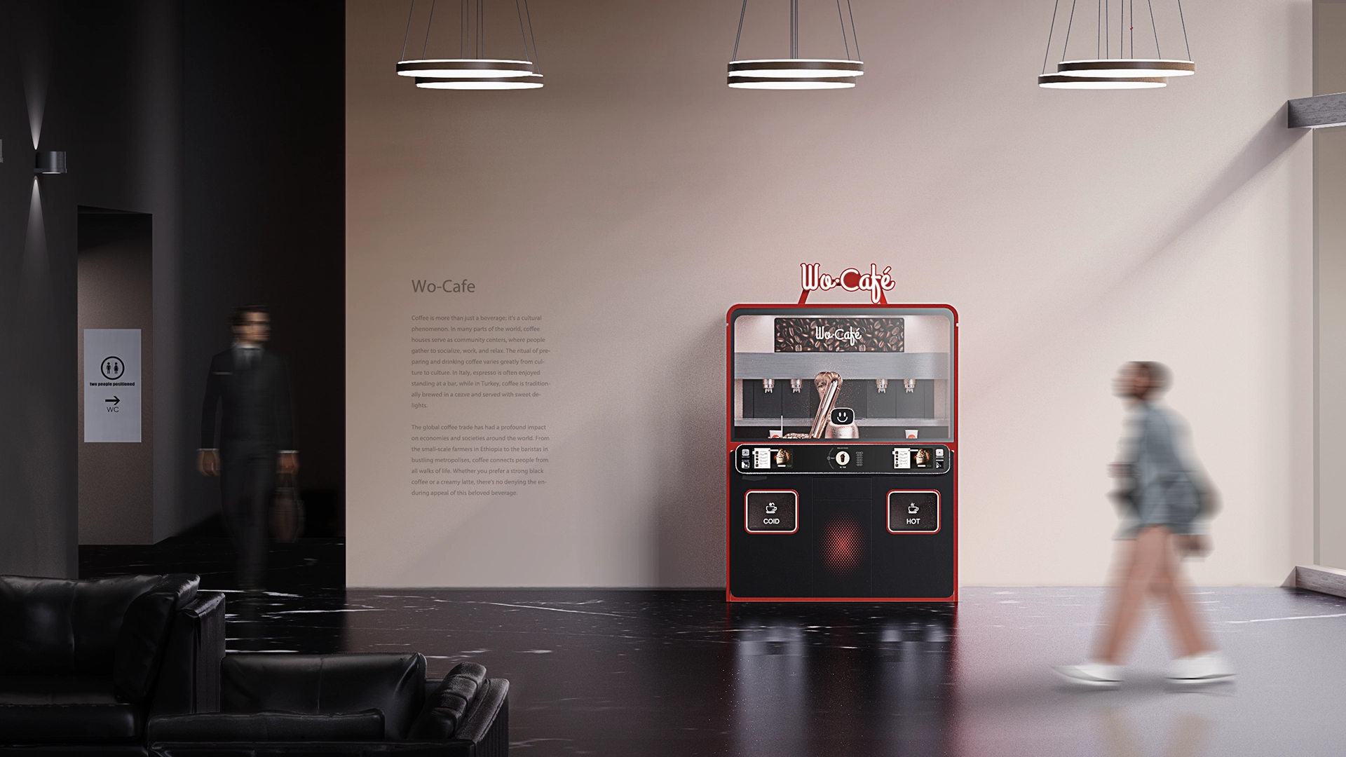 世界咖全自动咖啡贩售机器人